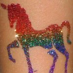 Glitter tat 8